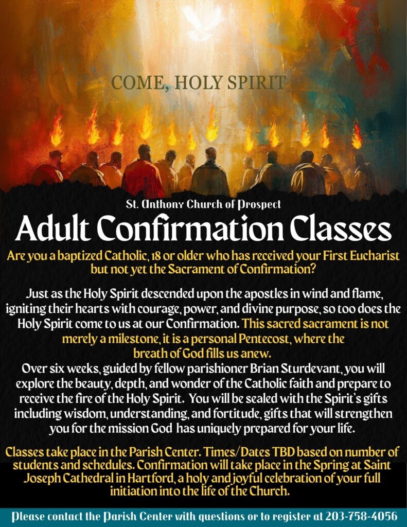 Adult Confirmation Classes